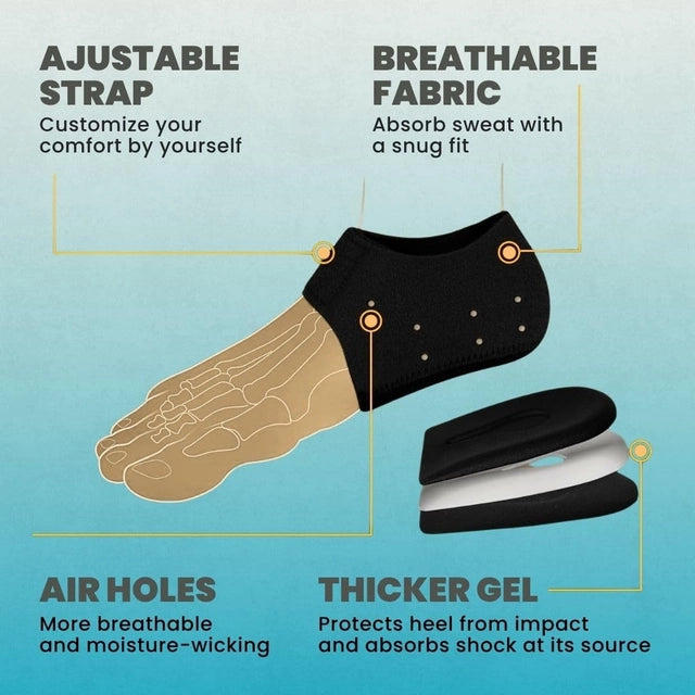 ComfortStep Gel Heel Protector – Thick Cushioning Support for Everyday Heel Comfort